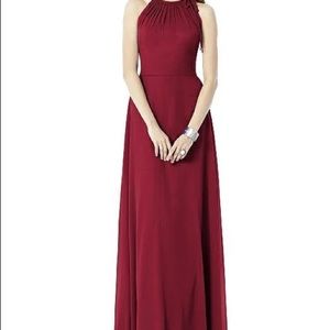 After Six Gown Style 6704 Burgundy-H8